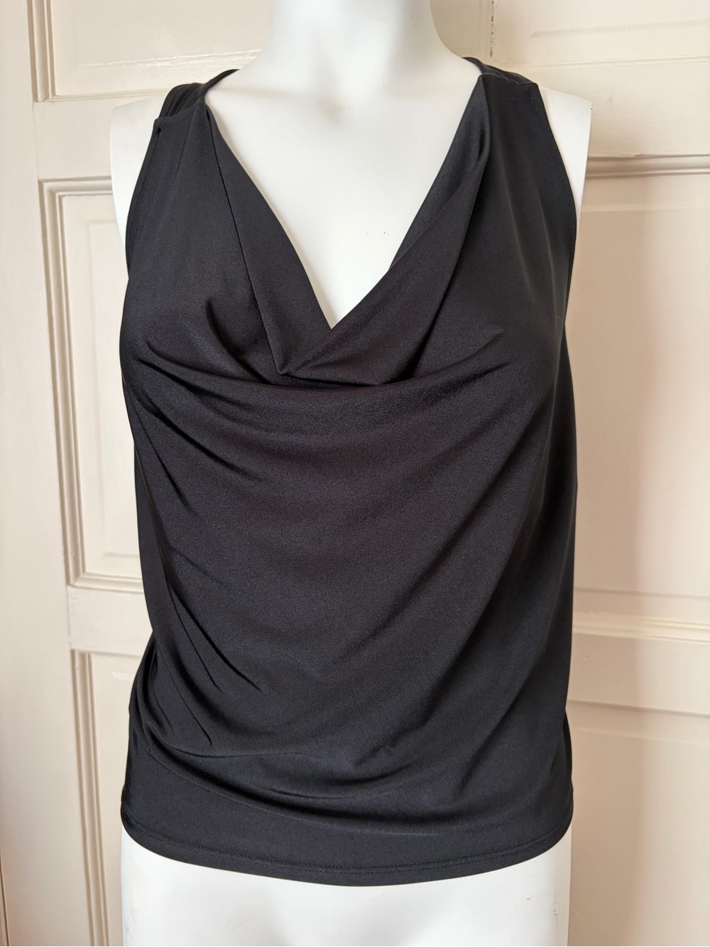 Express Black Sleeveless Cowl Neck Tank - Picture 3 of 9